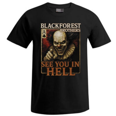  Rundhals Shirt -  THE DEVIL’S JOKER - Thumbnail