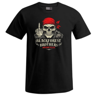  Rundhals Shirt - bis 5XL - RED BANDANA REBEL - Miniaturansicht
