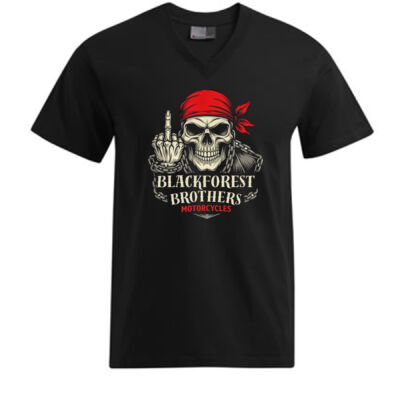 V - Neck Shirt - RED BANDANA REBEL - Miniaturansicht