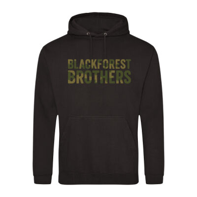 College Hoodie - Blackforest Brothers Schriftzug Camouflage - bis 5 XL Miniaturansicht